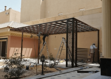 تركيب مظلات برجولات اسطح في جيزان