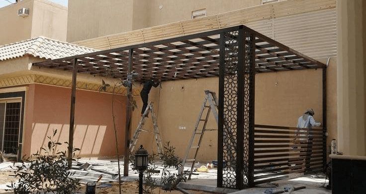 تركيب مظلات برجولات اسطح في جيزان