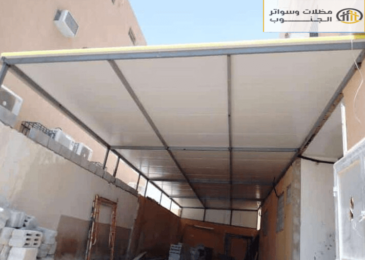 تركيب سقف ساندوتش بانل في العقيق الباحه