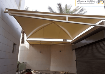 تركيب مظلات سيارات في جيزان