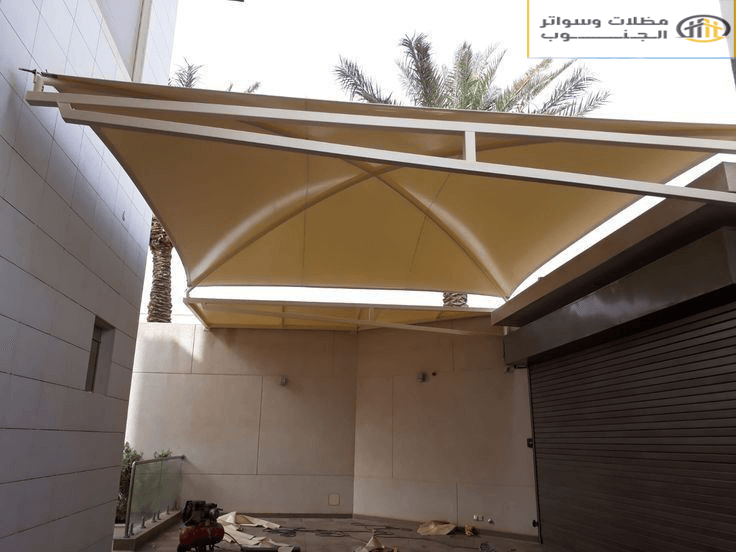 تركيب مظلات سيارات في جيزان