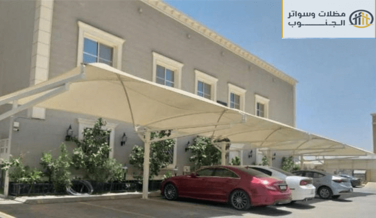 مظلات سيارات خارجية في خميس مشيط