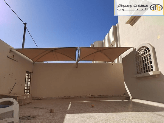 مظلات وسواتر ذهبان